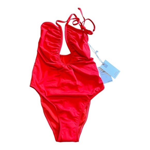 Good American Leilani One-Piece in Bright Poppy NWT - Picture 2 of 7